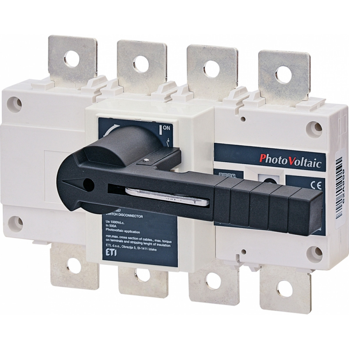 Выключатель нагрузки LBS 500 4P DC1000 (