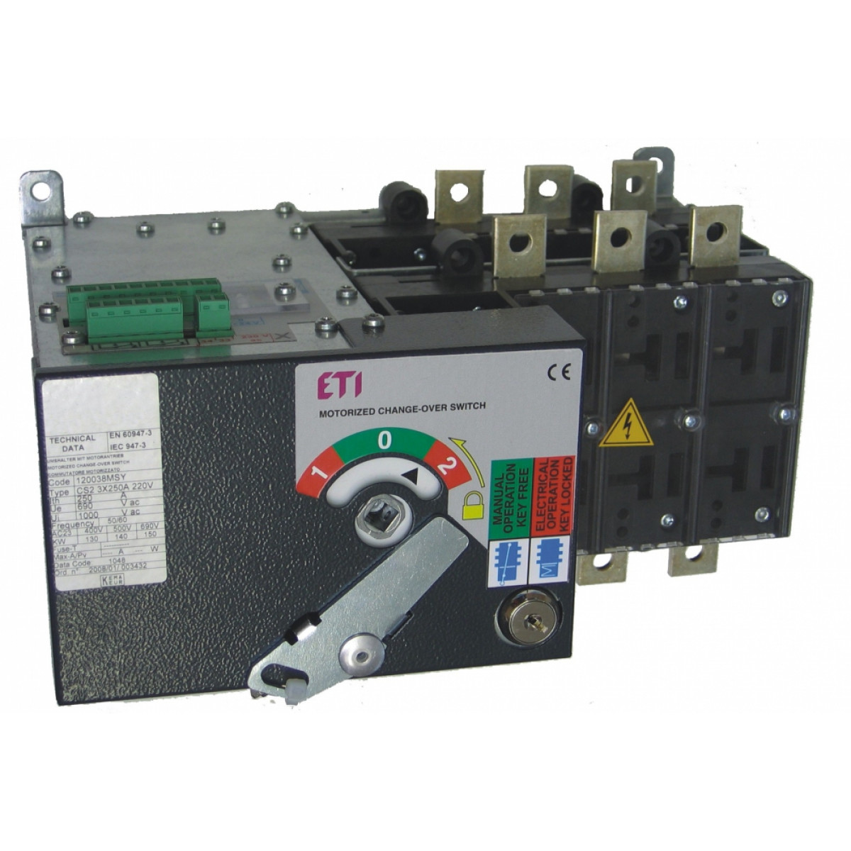 Переключатель нагрузки LA MO CO 4P 3 230V AC 400A (