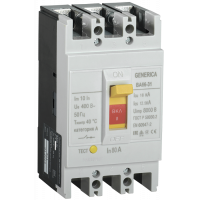 Выкл. авт. ВА66-31 3Р 80А 18кА GENERICA