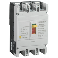 Выкл. авт. ВА66-35 3Р 250А 25кА GENERICA