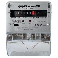Лічильник електроенергії 1-фазний DDS eco 1.0 5(50)А GROSS