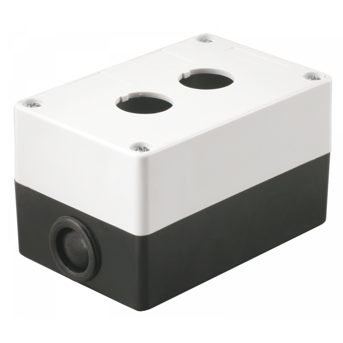 Корпус КП102 для кнопок 2 місця білий IEK