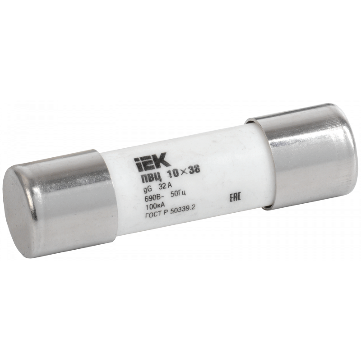 Плавка циліндрична вставка ПВЦ 10*38 2А IEK