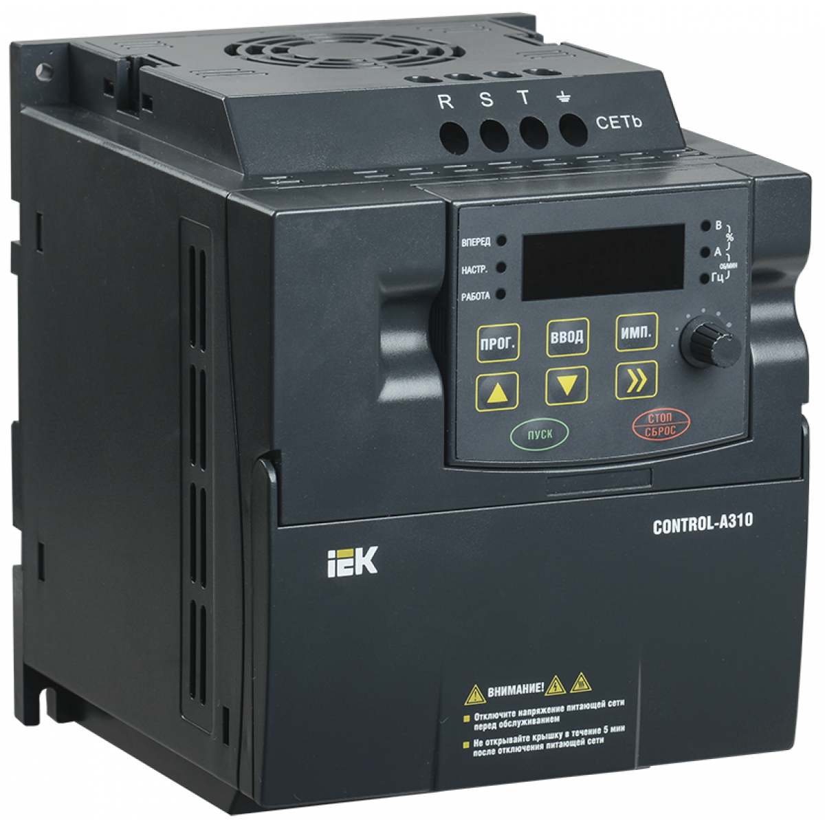 Перетворювач частоти CONTROL-A310 380В, 3Ф 3,7 kW 8,8A (CNT-A310D33V037TEZ) ІЕК