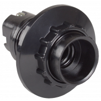 Пкб14-04-К11 Патрон карболитовый с кольцом, Е14, черный (50 шт), стикер на изделии, IEK