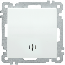 ВК01-01-0-ББ Вимикач із підсвічуванням 1кл серія BOLERO (білий) (EVB11-K01-10) ІЕК