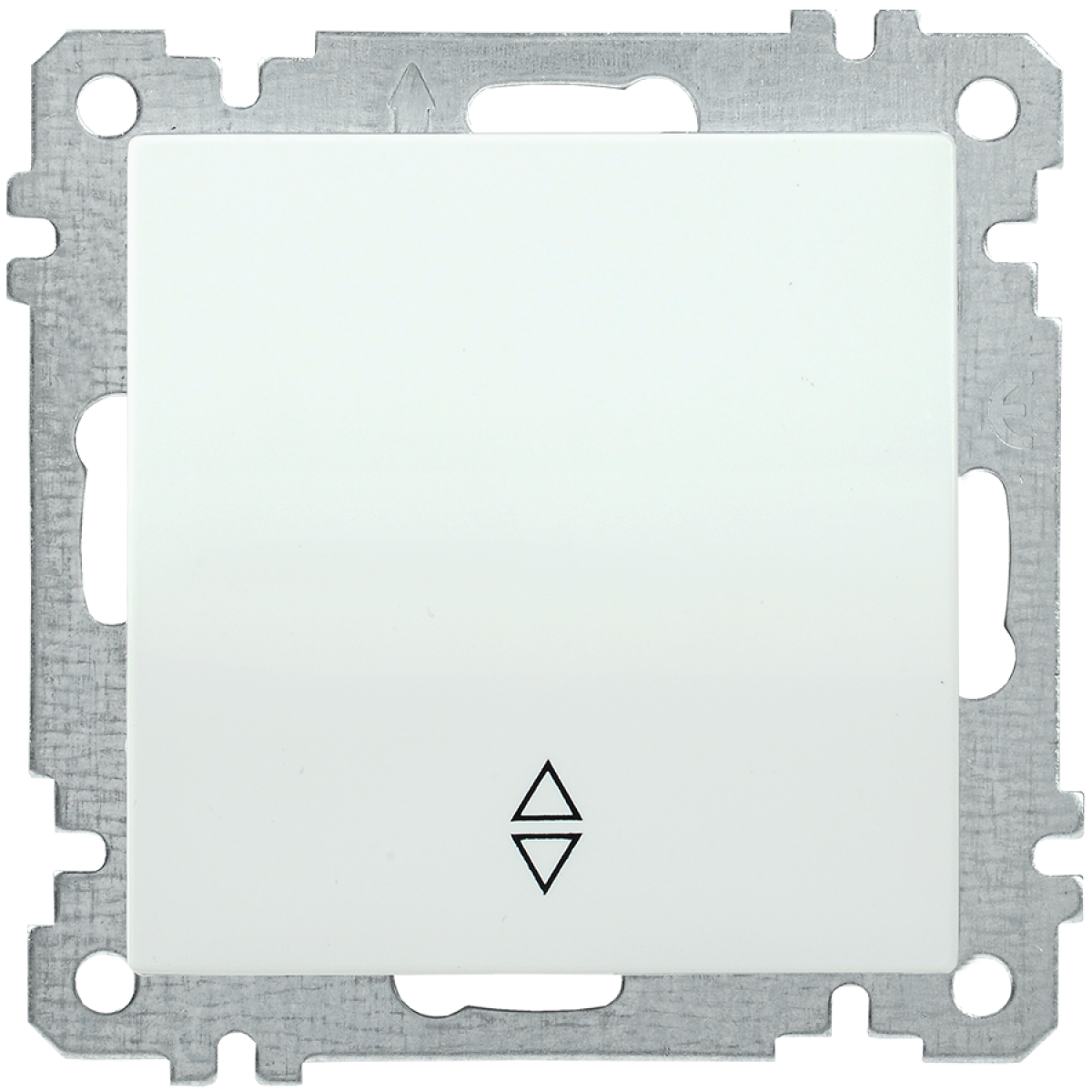 ВП01-02-0-ББ Перемикач на два напрямки 1кл серія BOLERO (білий) (EVB12-K01-10) ІЕК