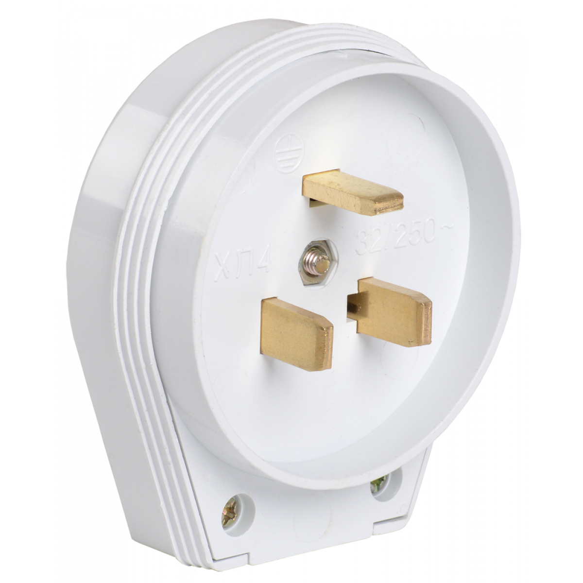 ВПпл10-01-Ст Вилка разборная для плиты с з/к 32А белая IEK