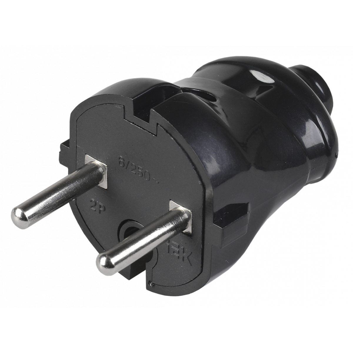 ВПп20-02-Ст Вилка розбірна без з/к 6А чорна