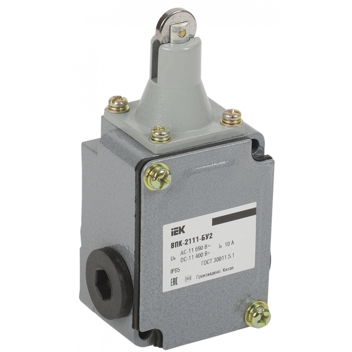 ВПК-2111-БУ2, штовхач із роликом, IP65 (KV-1-2111-1) ІЕК