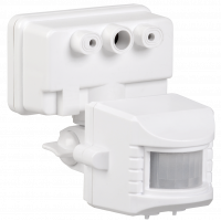Датчик руху ДД 019 білий, макс. навантаження 1100Вт, кут огляду 120град., дальність 12м, IP44, ІЕК