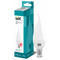 Світлодіодна лампа ECO CB35 свічка на вітрі 7Вт 230В 3000К E14 (LLE-CB35-7-230-30-E14) ІЕК