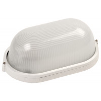 Світильник НПП1201 білий/овал 100Вт IP54 ІЕК