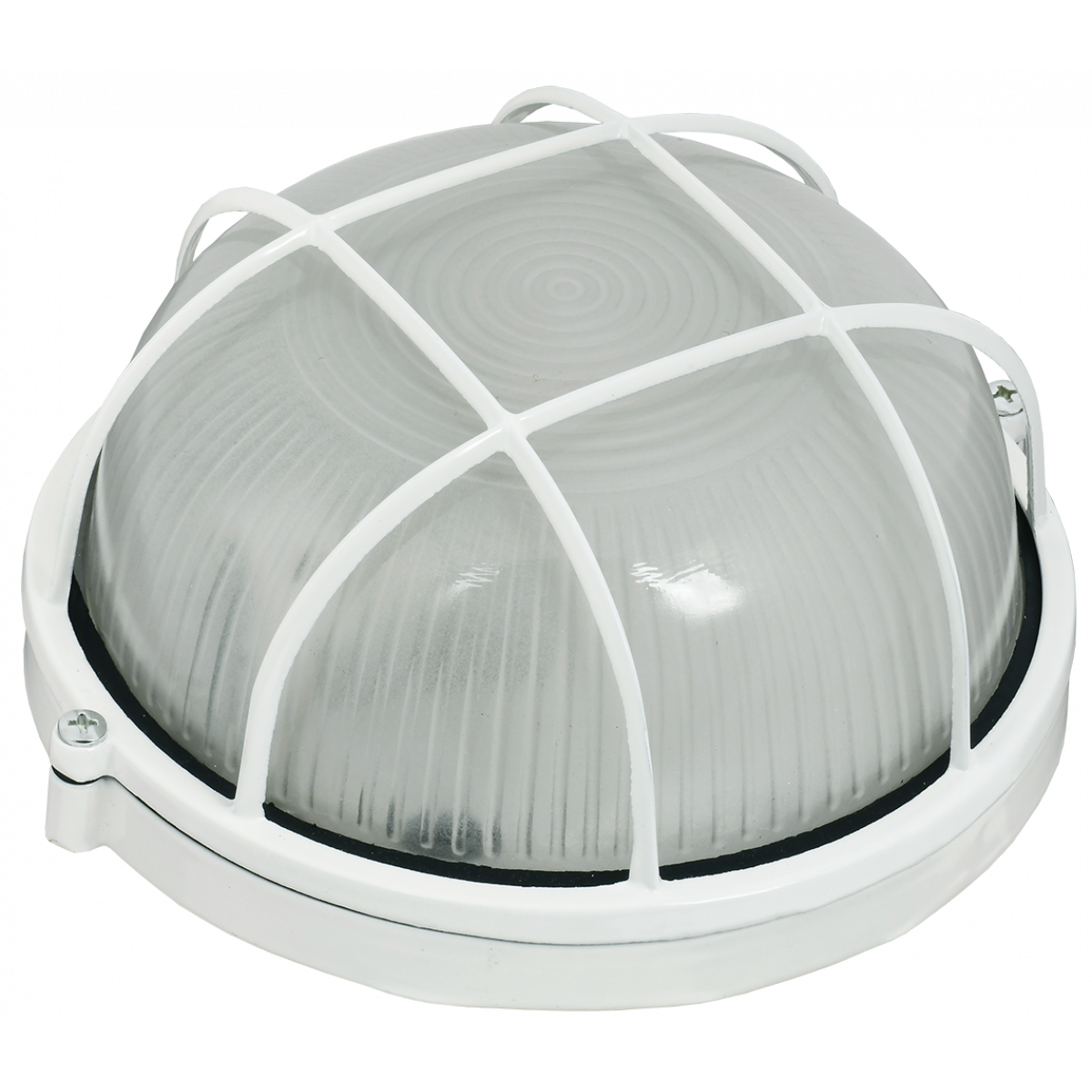 Светильник НПП1302 белый/круг с реш.60Вт IP54  IEK