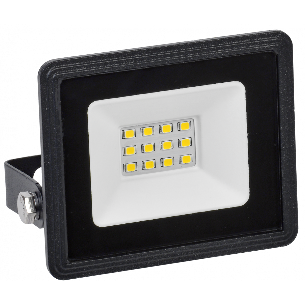 Прожектор СДО 06-10 світлодіодний чорний IP65 6500 K (LPDO601-10-65-K02) ІЕК