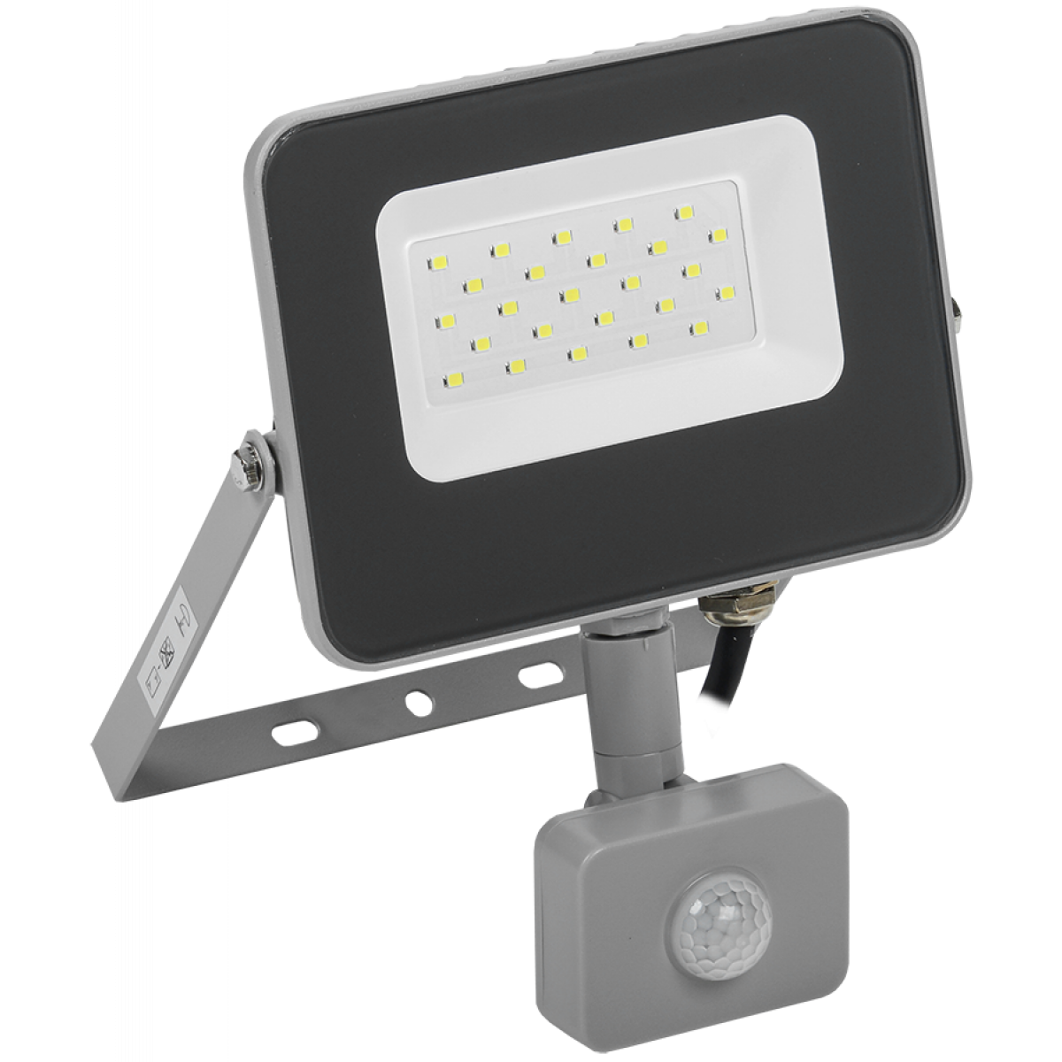 Прожектор СДО 07-20Д светодиодный серый с ДД IP44 (LPDO702-20-K03) ІЕК