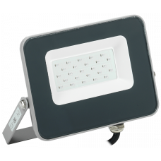 Прожектор LED СДО 07-20B blue IP65 сірий IEK