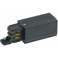 Кабельне введення ліве для трифазного шинопроводу чорний IEK