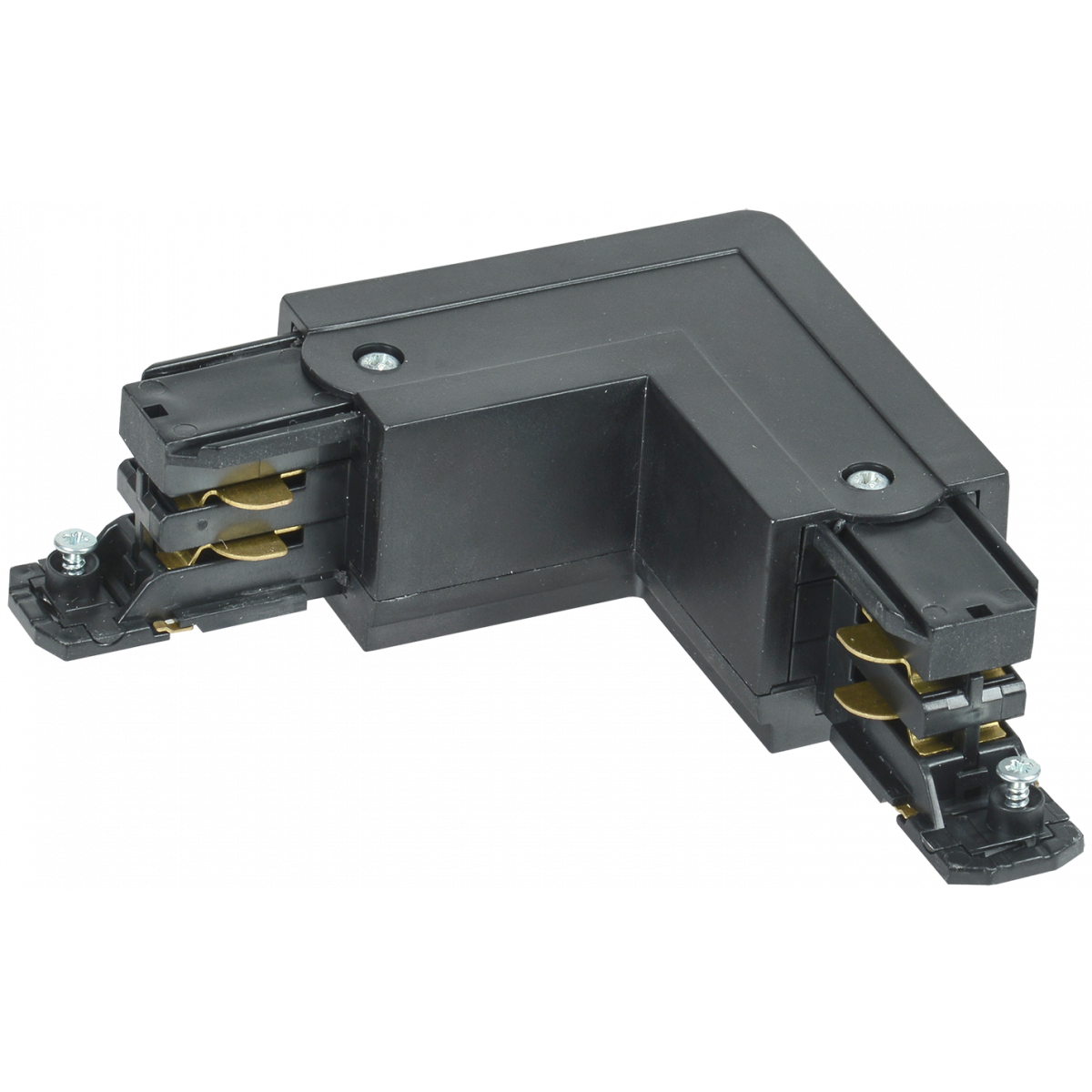 Соединитель L-образ. наружный для трехфазного ШП черный IEK