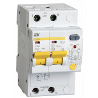 Диф.автомат АД12М 2Р С40 30мА