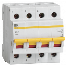 Вимикач навантаження ВН-32 4Р 25А