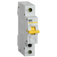 Вимикач-роз'єднувач трипозиційний ВРТ-63 1Р 50А (MPR10-1-050) ІЕК