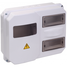 Корпус пласт. ЩУРн-П 1/12 для 1-ф лічильника навісний 270х330х110 IP55