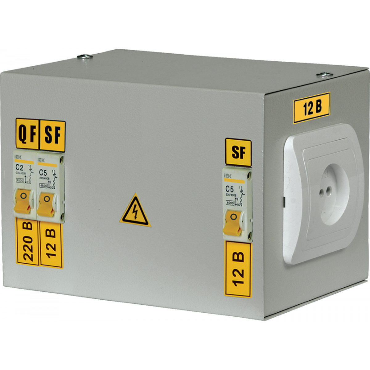 Скринька з пониж. трансф. ЯТП-0,25 220/24-2 36 УХЛ4 IP30 IEK