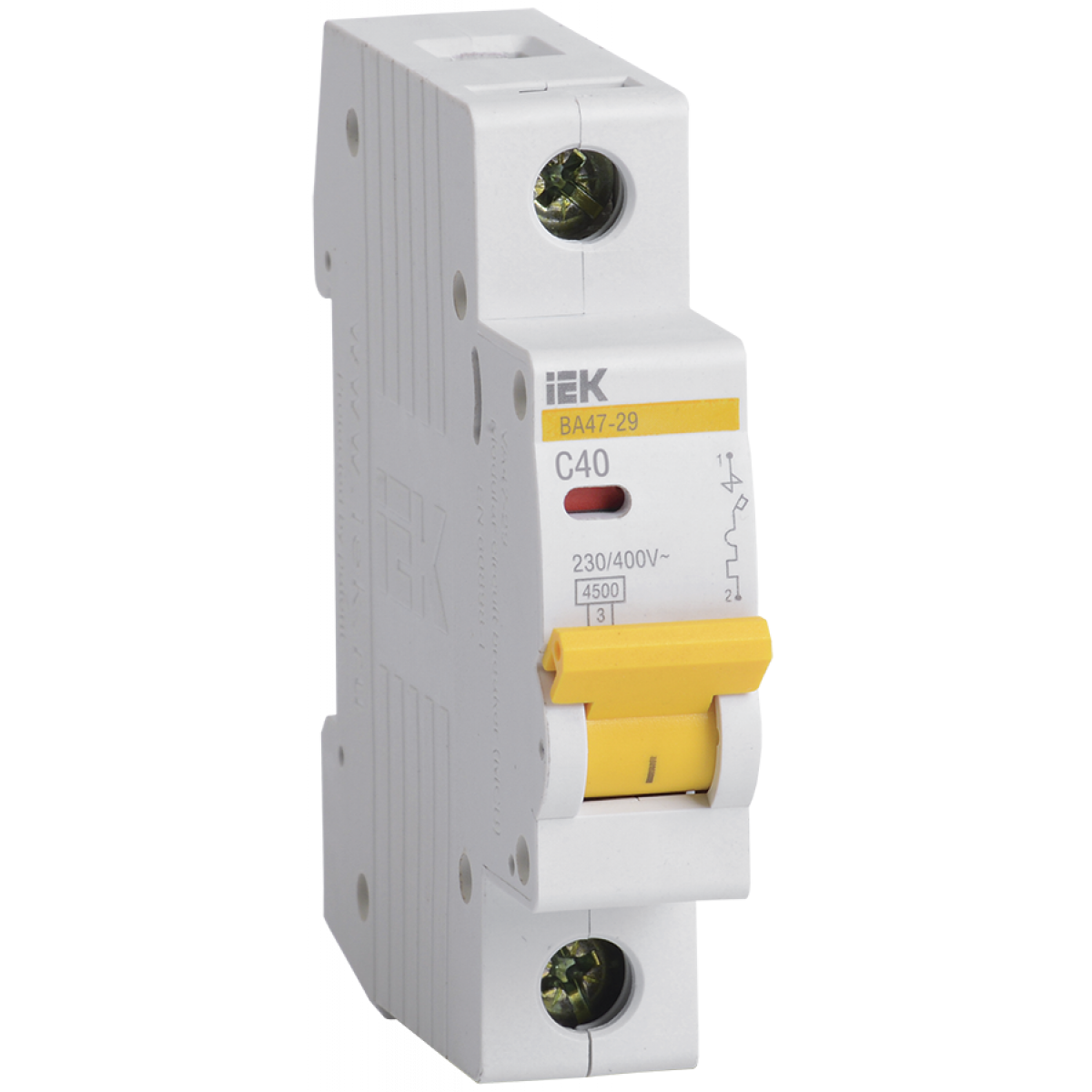 Авт. вимк. ВА47-29 1P 40A 4,5кА х-ка C IEK