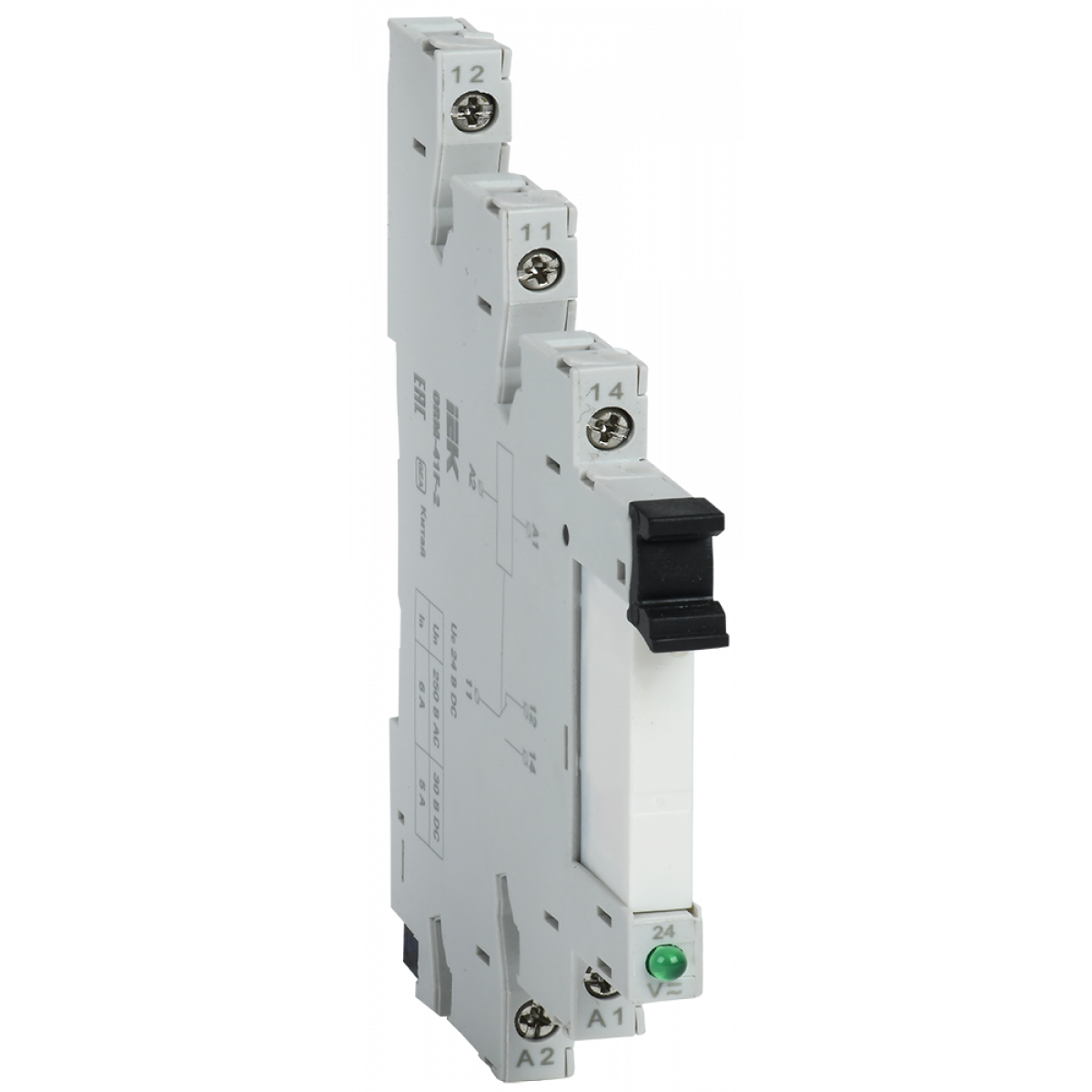 Інтерф. реле ORM 2. 1NO+1NC. 24В DC (ORM-41F-2) ІЕК