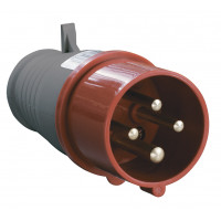 Вилка 014 3Р+PЕ 16А 380В IP44 ИЭК