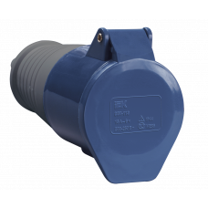 Розетка 213 переносна 2Р+PЕ 16А 220В IP44 ІЕК