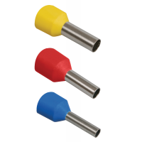 Наконечник-гільза Е1,0-12 (1012) 1мм2 із ізольованим фланцем ІЕК