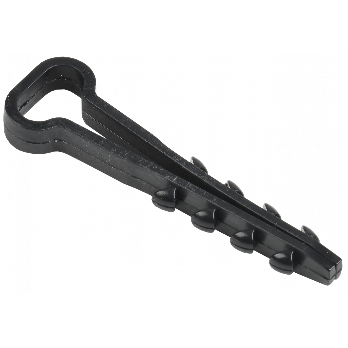 Дюбель хомут 5х8мм нейлон черный (100шт) IEK