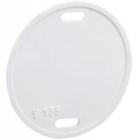 Бирка кабельная У-135 (круг 55 мм) (UZMA-BIK-Y135-R) ІЕК