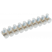 Зажим винтовой  концевой изолированный КЗВИ 16мм2  (10x1) IEK