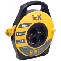 Котушка УК10 з т/з 4 місця 2Р+PЕ/10м 3х1,5 мм2 