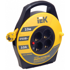 Котушка УК10 з т/з 4 місця 2Р+PЕ/10м 3х1,5 мм2 