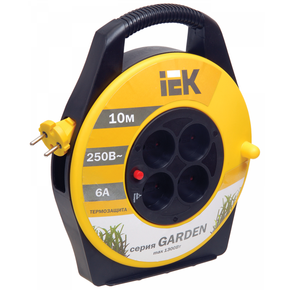 Катушка УК10 с т/з 4 места 2Р/10м 2х0,75 мм2 