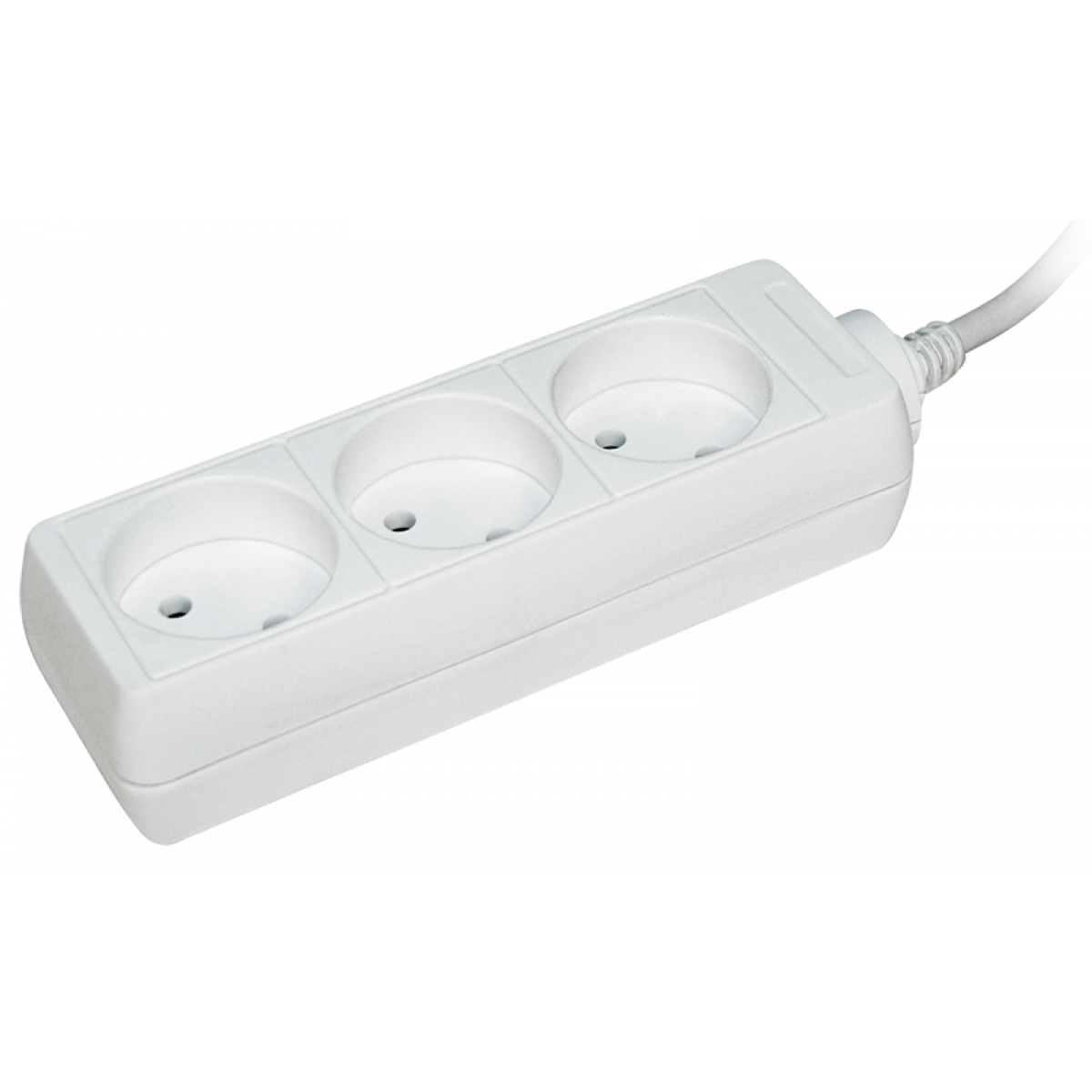 Подовжувач У3 3 місця 2Р/1,5 метра 2х0.75мм2 10А/250В (WYP10-06-03-01-N) ІЕК