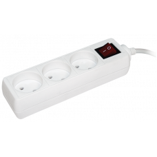 Подовжувач У3К-викл. 3 місця 2Р/3метри 2х0.75мм2 10А/250 IEK