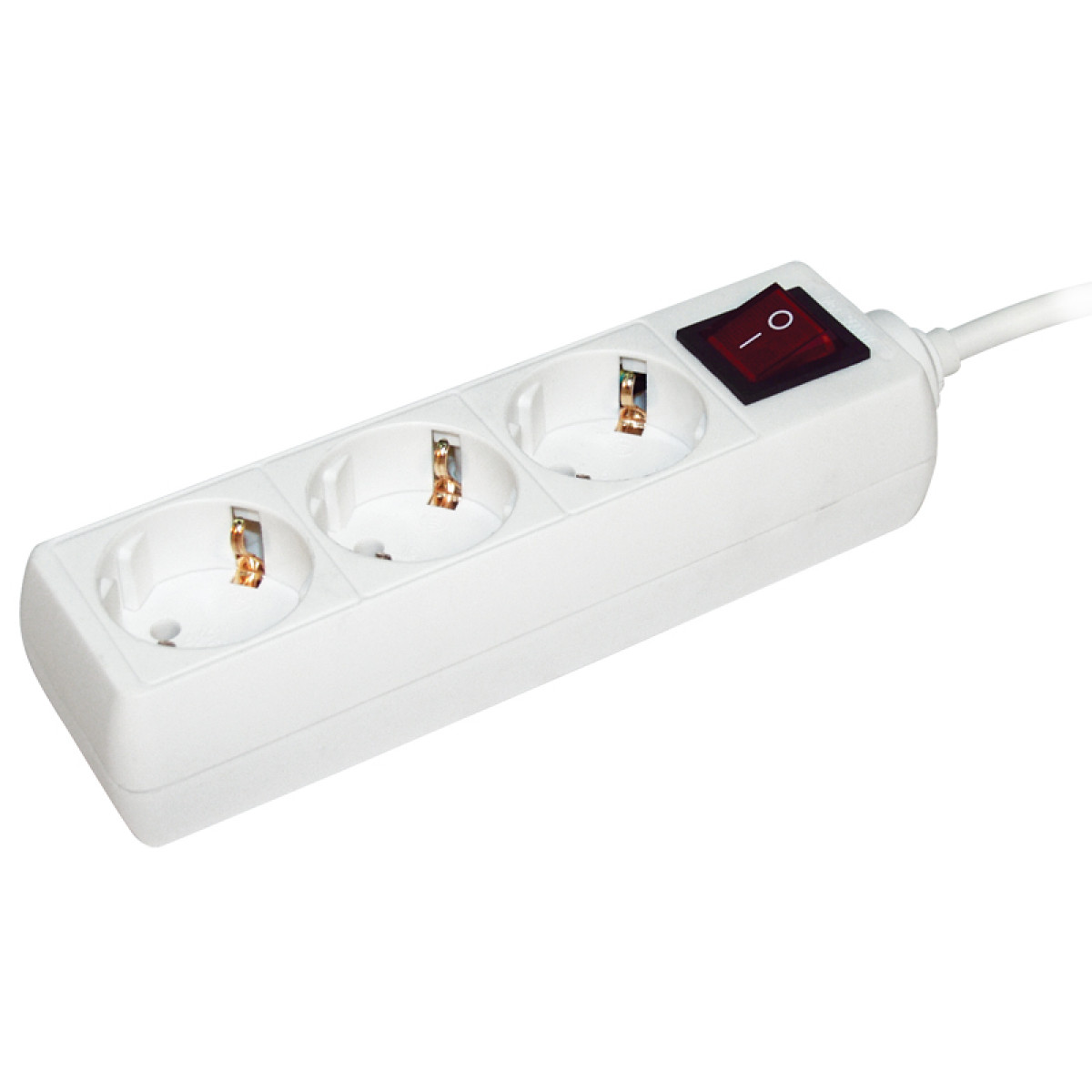 Подовжувач У03К-викл. 3 місця 2Р+PЕ/3метри 3х1мм2 16А/250 IEK