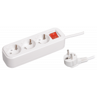 Подовжувач У03В 3 місця 2Р+РЕ/1.5 метра 3х1мм2 16А/250В CLASSIC IEK