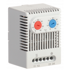 Термостат двоканальний від 0 до +60°C NO+NC IEK