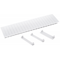 Заглушка 12 модулів біла