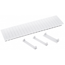 Заглушка 12 модулів біла