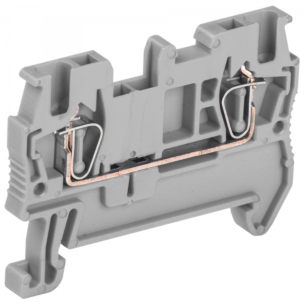 Клемма пружинная КПИ 2в-1,5 17,5А серый IEK