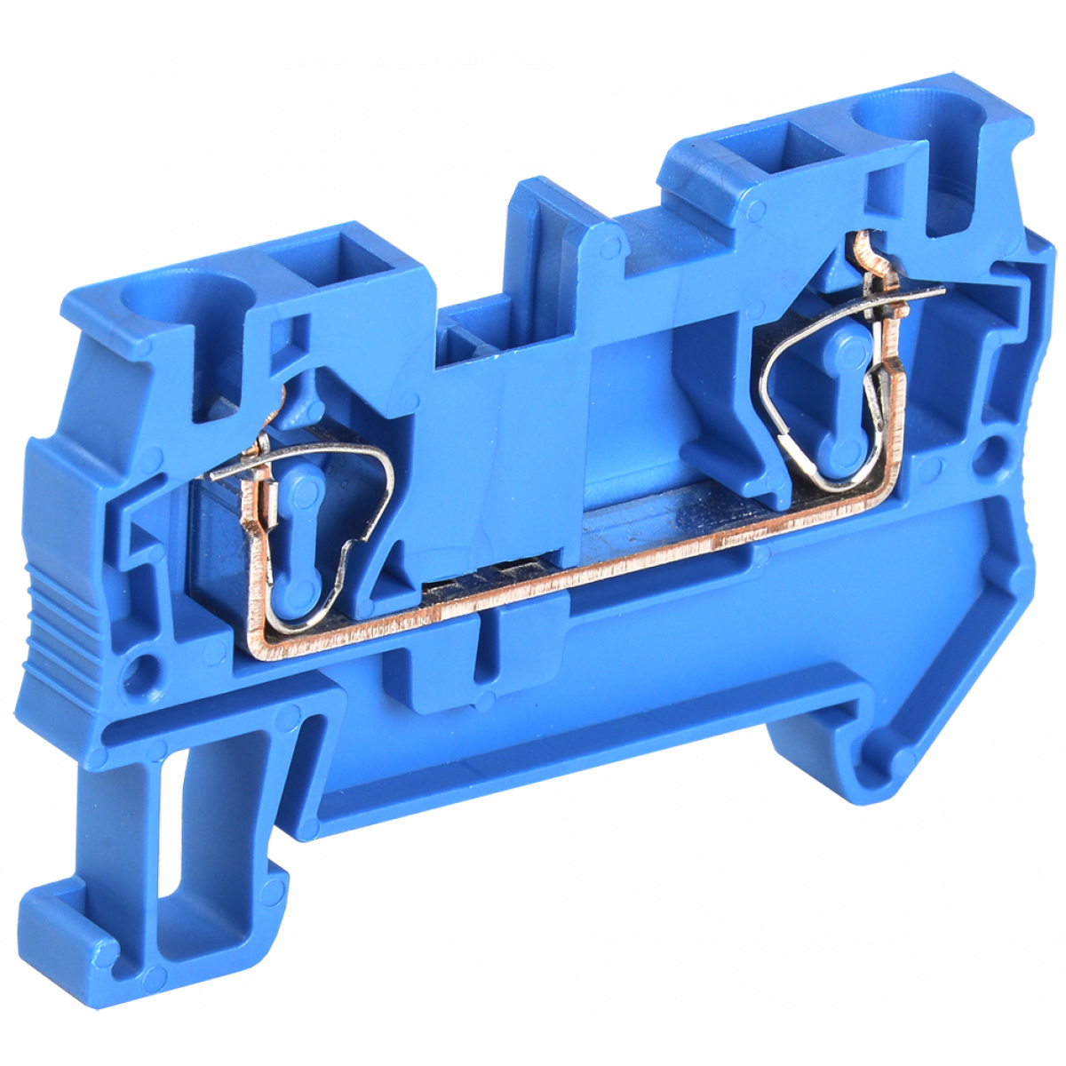 Клема пружинна КПІ 2в-4 41А синій IEK
