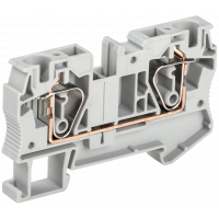 Клемма пружинная КПИ 2в-6 57А серый IEK