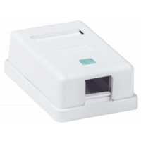 ITK Корпус настінної розетки для 1 мод. Keystone Jack (CS2-012) ІЕК